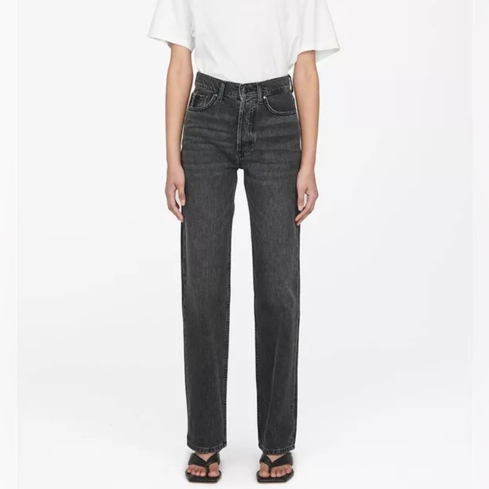 Anine Bing Kat Jean in Charcoal